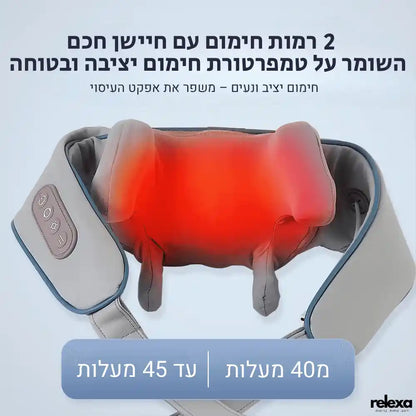 מכשיר עיסוי אלחוטי פרימיום לשחרור מיידי מכאבים